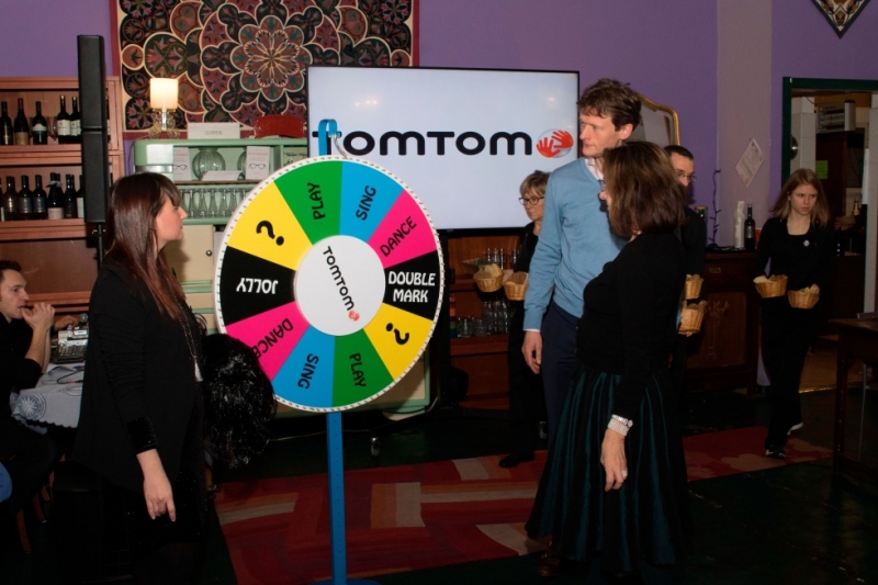 Smart Eventi: Team building “La Ruota della Fortuna” per la cena di Natale aziendale di Tom Tom - 1